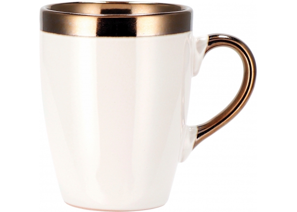 Tazza mug in ceramica "Lucy"-ass. 4 colori-330 ml. / diam. cm. 8 x h. cm. 10,5